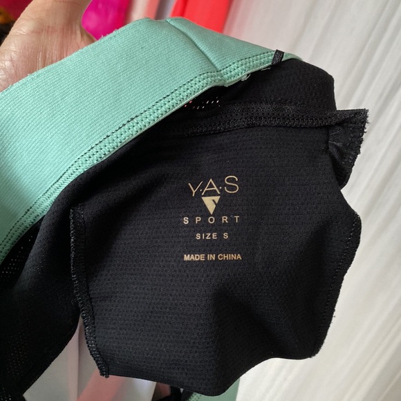 YAS Chevron & Mesh leggings - Picture 5 of 10